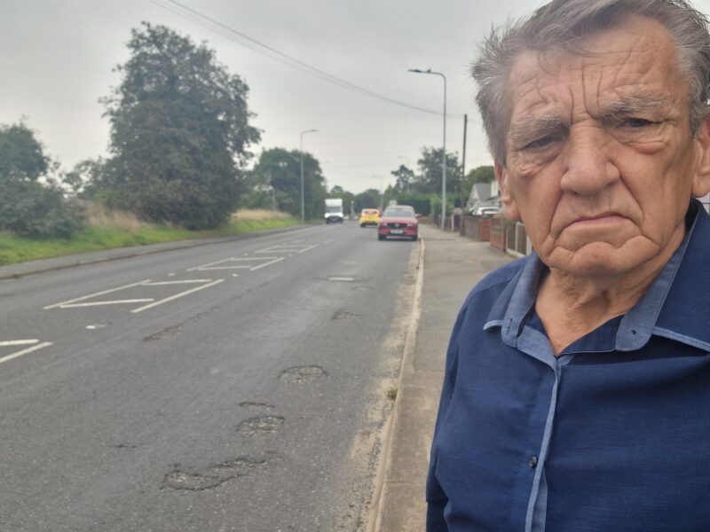 Mersea Road pot hole needs repair